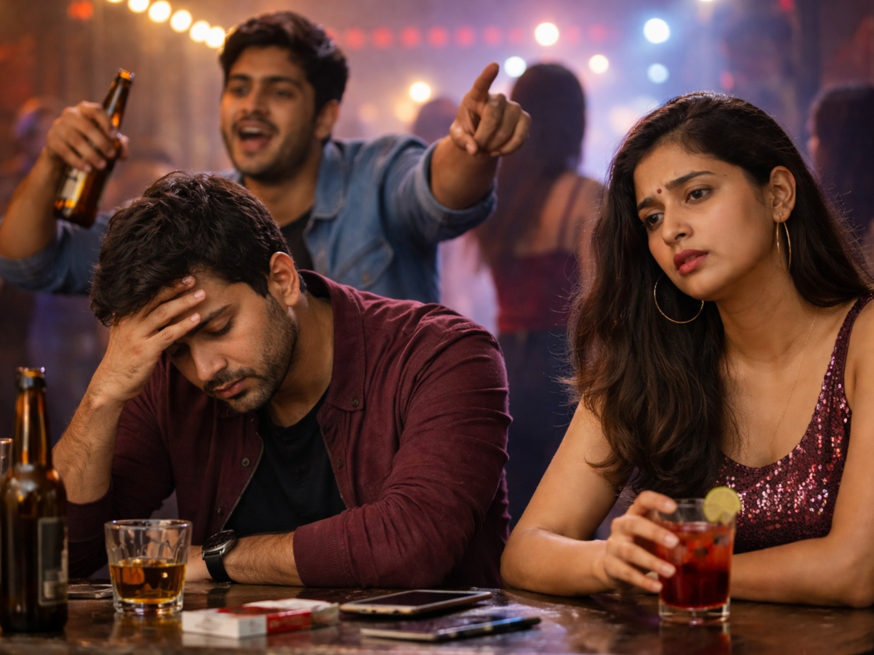 Addictions in Adults: Party Culture, Performance Pressure, and Identity Stress